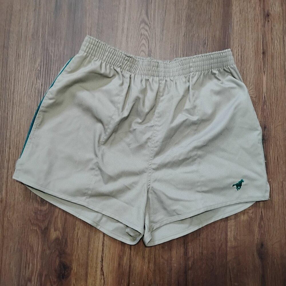 Vintage 80s Wrangler Striped Khaki Shorts